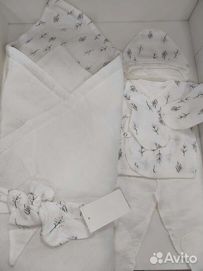 Муслиновый конверт на выписку