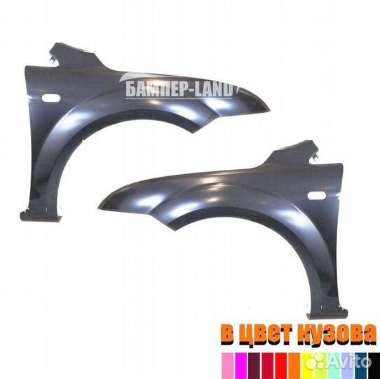 Крыло правое Форд Фокус 2 2008 новый любой цвет