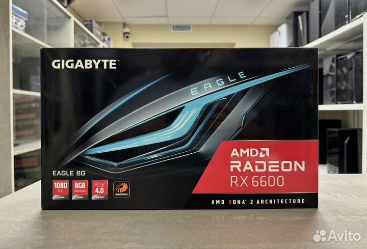 RX6600-8GB Gigabyte eagle (Идеал)