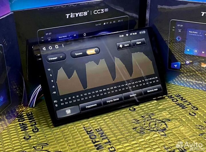 Магнитола Teyes сс3 2К 4/64 для Renault