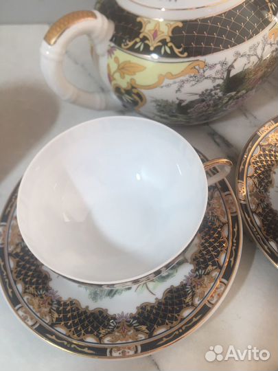 Чайный сервис с павлинами