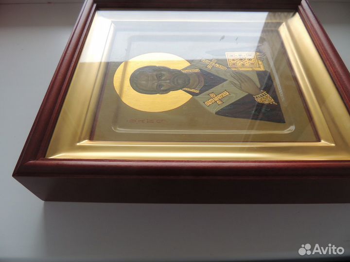 Икона рукописная Николай