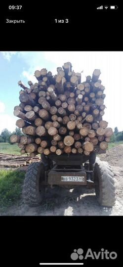 Дрова колотые и чурками