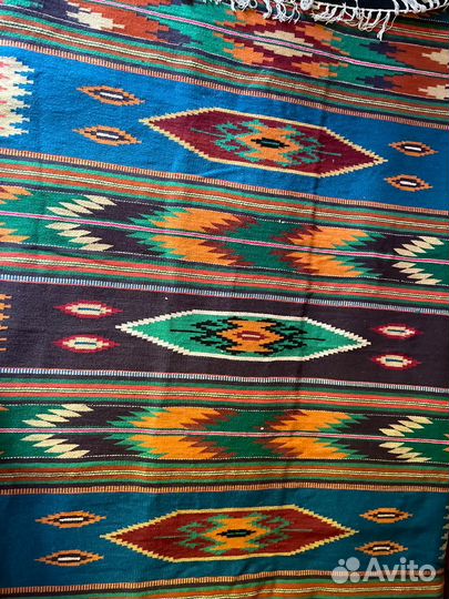 Ковер шерсть СССР ручная работа и IKEA