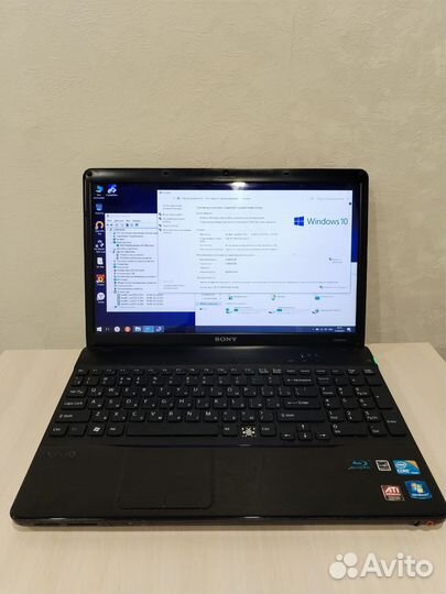 Ноутбук sony vaio Intel i5