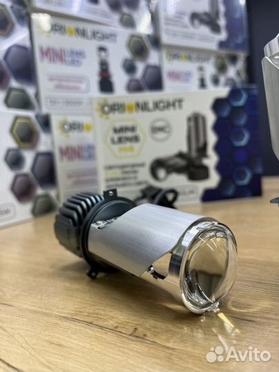 LED лампы мини линзы Н4/Н7/H8/H11/HB3/HB4