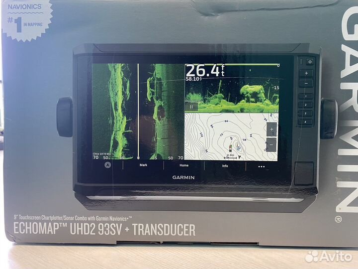 Эхолот garmin echomap UHD 2 93sv + GT56 датчик