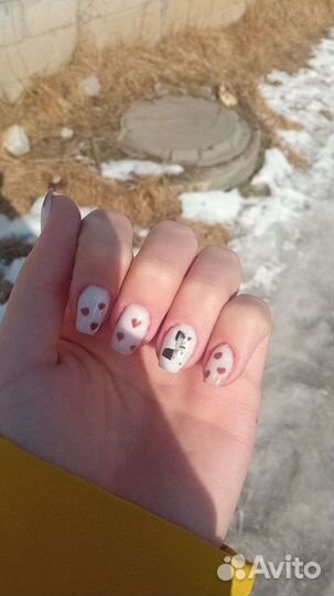 Наращивание, покрыие гель-лаком