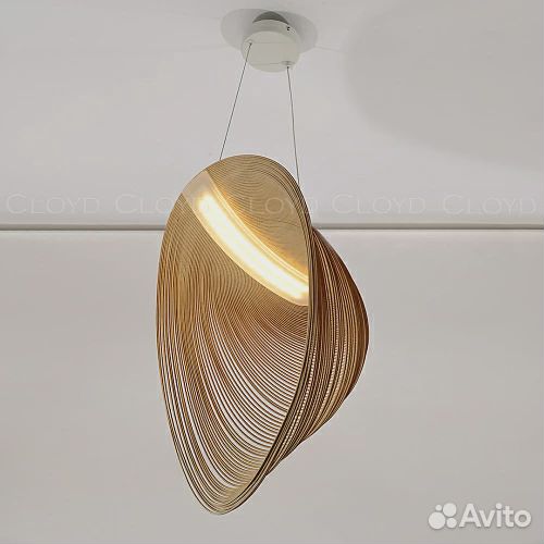 Подвесной деревянный светильник Cloyd Fuete