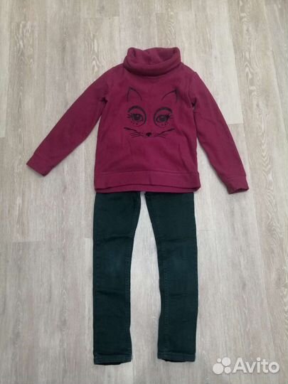 Вещи для девочки размер 134