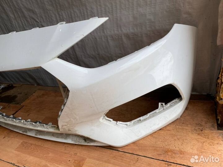 Бампер передний белый Hyundai Solaris 2017-2020