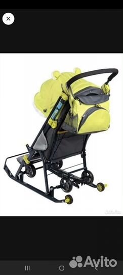 Детские санки коляска ника