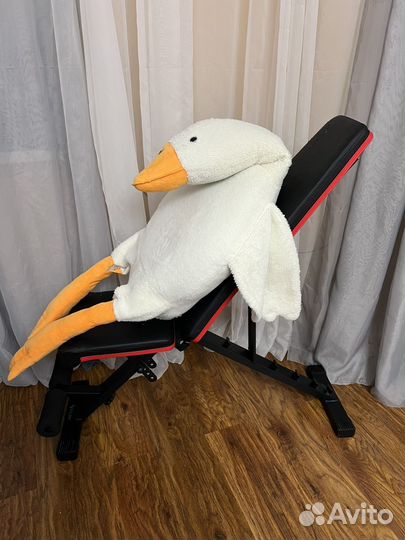 Силовая скамья для жима складная усиленная