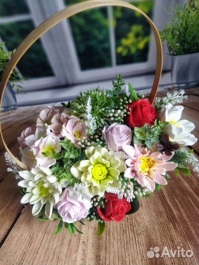 Мыло ручной работы букет