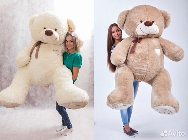 Плюшевые мишки, большие медведи