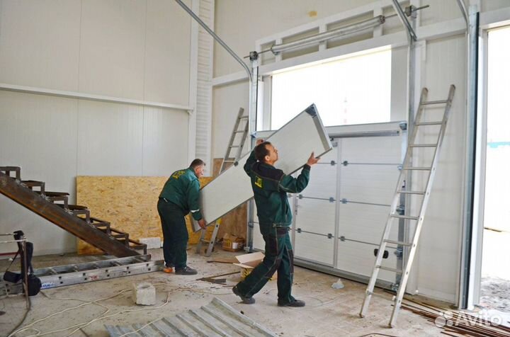 Ремонт гаражных секционных ворот