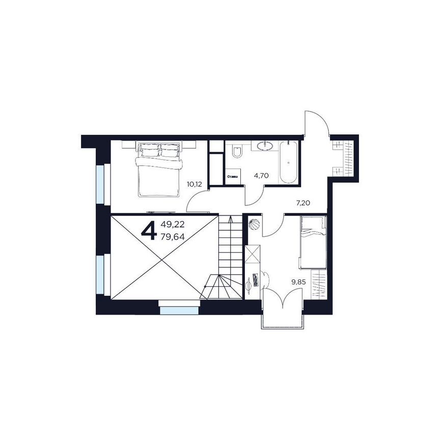 4-к. квартира, 79,6 м², 11/12 эт.