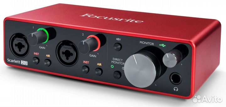 Аудиоинтерфейс Focusrite Scarlett 2i2 3rd Gen