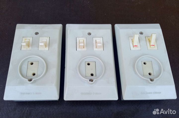 Выключатель СССР для санузла новый