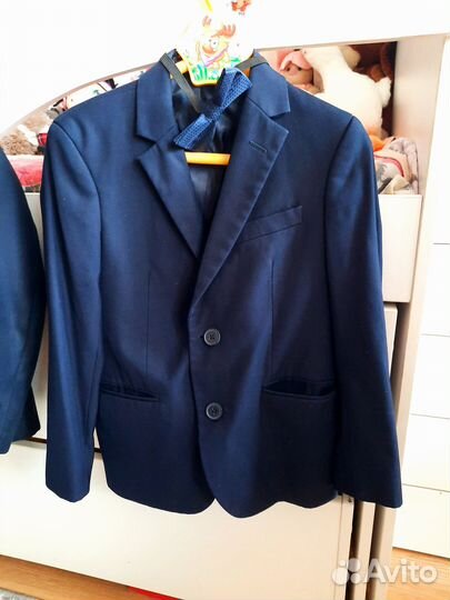 Школьный синий пиджак 134