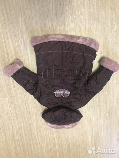 Пальто+штаны+шапка осень/зима на девочку