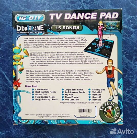 Танцевальный коврик TV Dance Pad