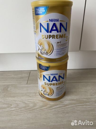 Детская смесь Nan supreme3 - 2 банки