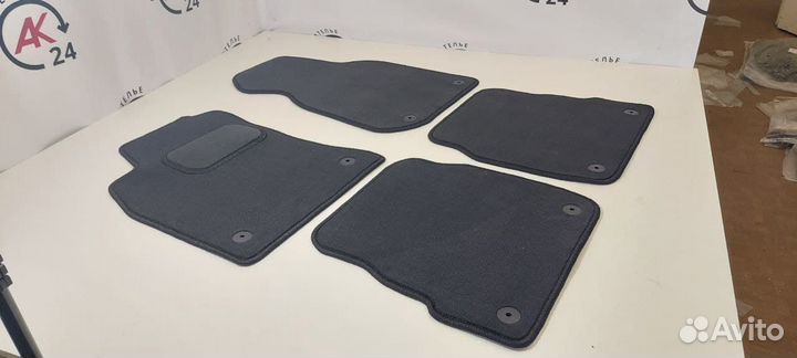 Коврики Audi A4 ворсовые велюровые в салон