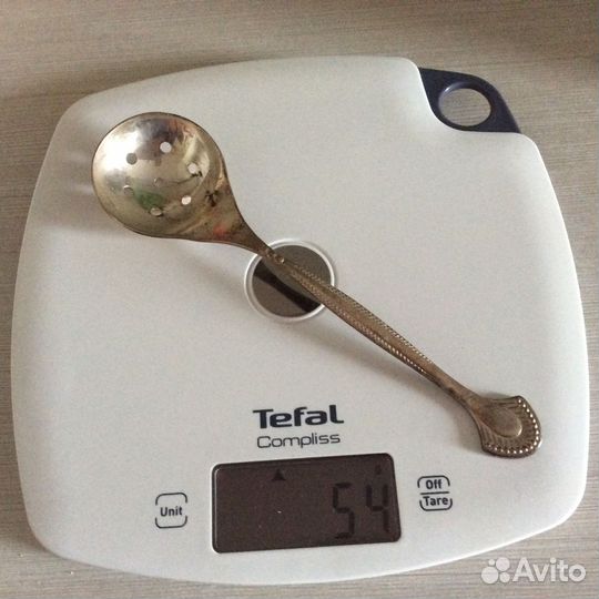 Ложка шумовка серебро 84