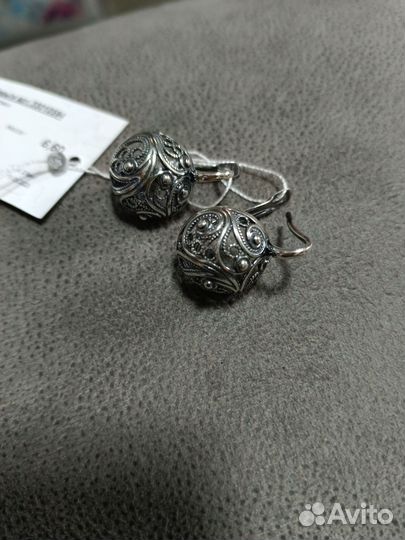 Серебряные серьги