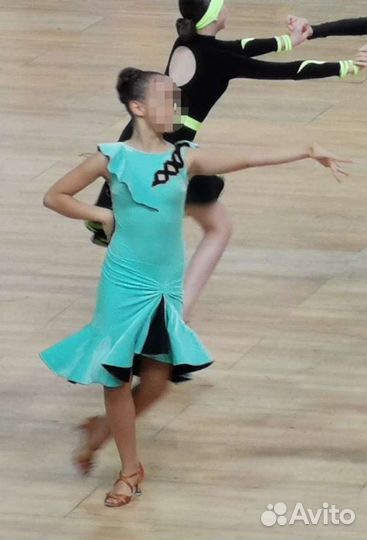 Платье для бальных танцев латина ю1