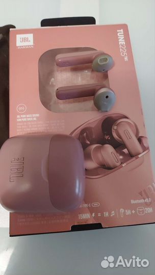 Беспроводные наушники jbl tune 225 tws розовые