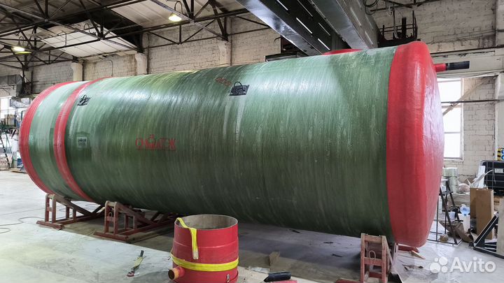 Емкость под септик от 20м3 из стеклопластика