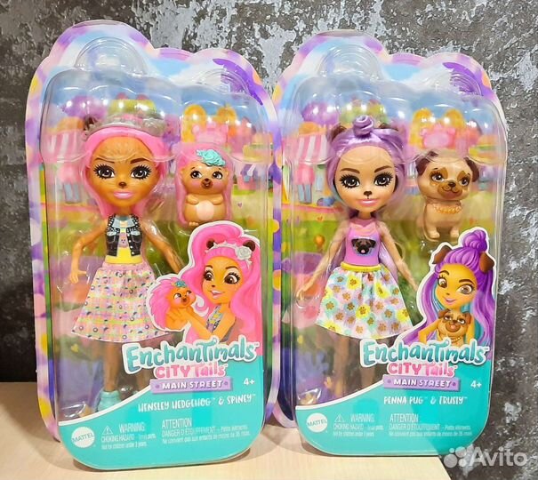 Энчантималс enchantimals белочки мопс ёж