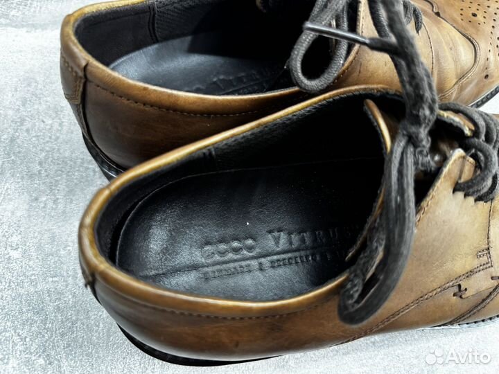 Туфли мужские Ecco Vitrus III коричневые