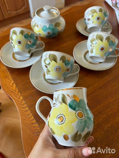 Чайный сервиз барановка СССР винтаж