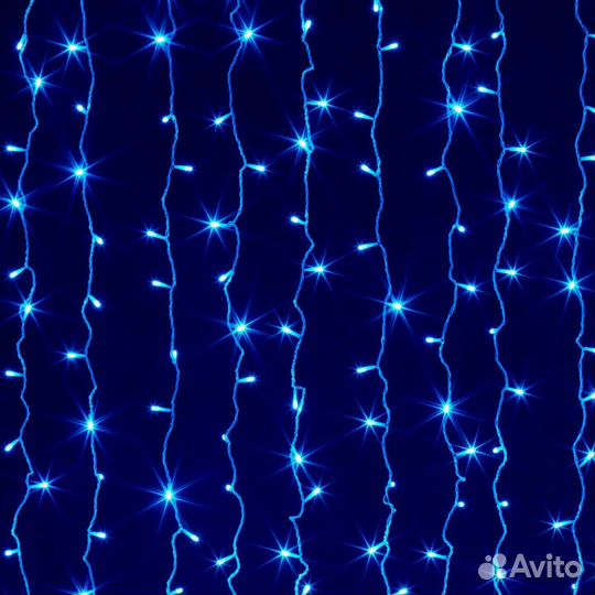 Гирлянда интерьерная синия