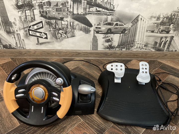 Игровой руль genius speed wheel 3 MT