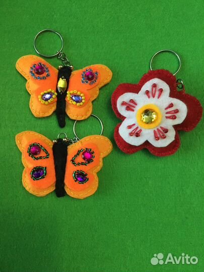 Брелоки из фетра