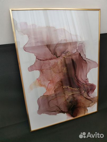 Картина в технике Ink Art (алкогольные чернила)