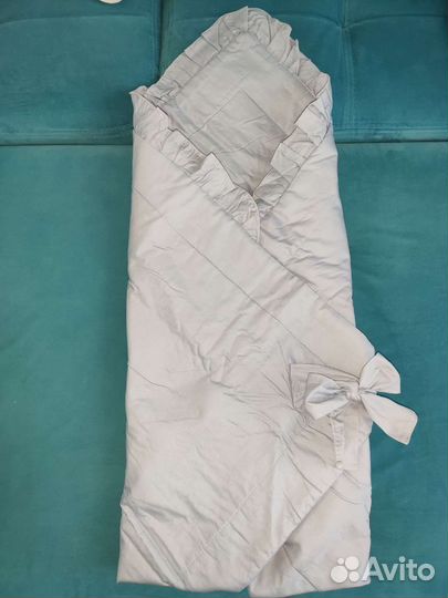 Конверт одеяло на выписку весна демисезон