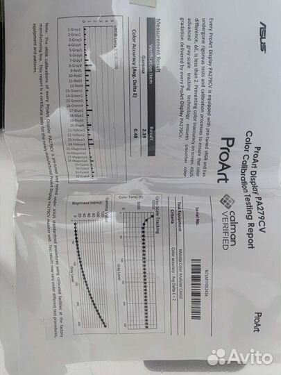 Монитор Asus PA279CV (4К)