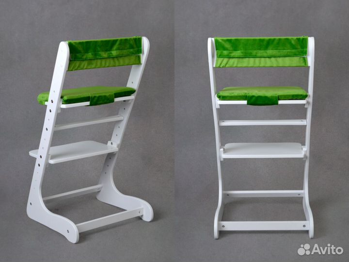 Белый растущий стул