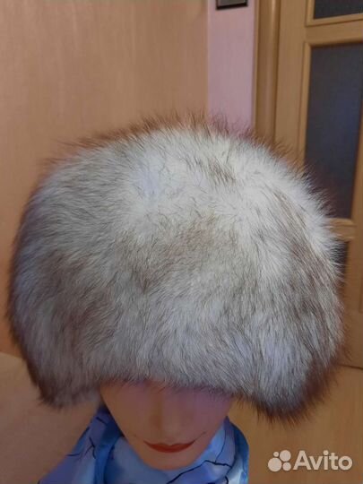 Шапка песец новая