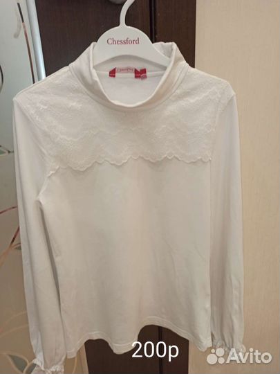 Блузка школьная размер 164