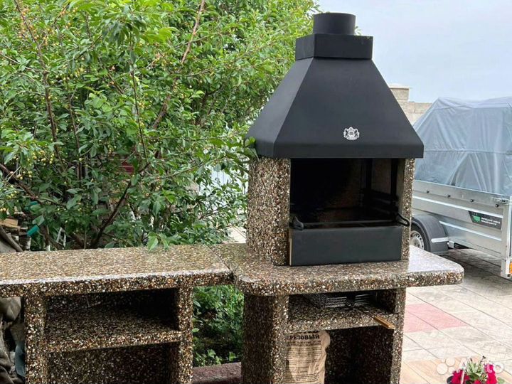 Печь барбекю, модуль под тандыр, печь под казан