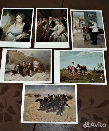 Набор открыток Третьяковская галерея 1956г