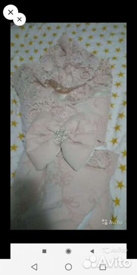 Конверт на выписку для девочки осень зима