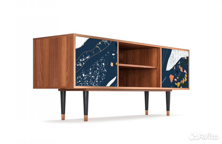 Тв-тумба T2 - Орех - Nude Iceberg