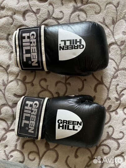 Боксерские перчатки 10 oz натуральная кожа